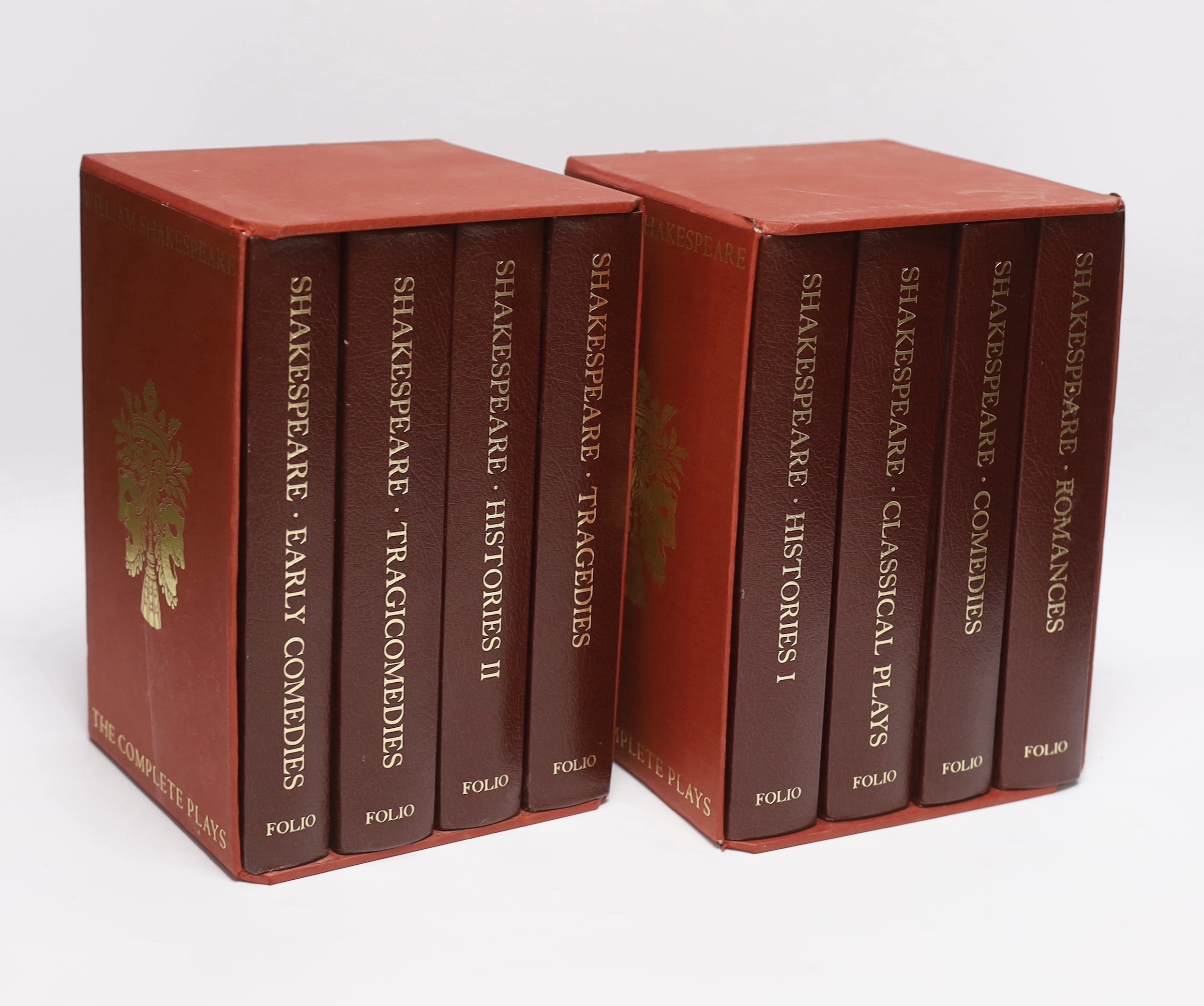 Shakespeare folio society books - cased